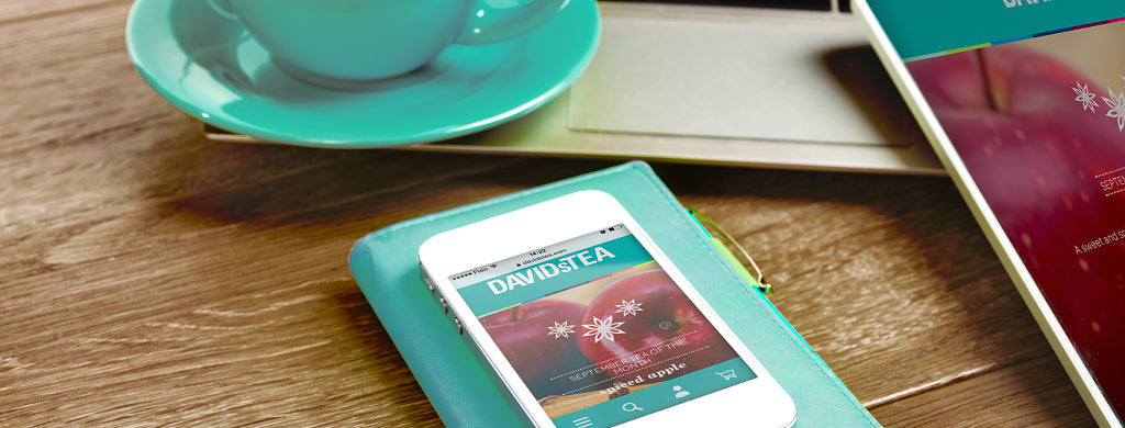 DAVIDsTEA Steep Thoughts - Welcome to davidstea.mom: New Site Features and Functionality