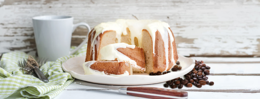 Coffee Pu’erh Bundt Cake with Sugar Glaze