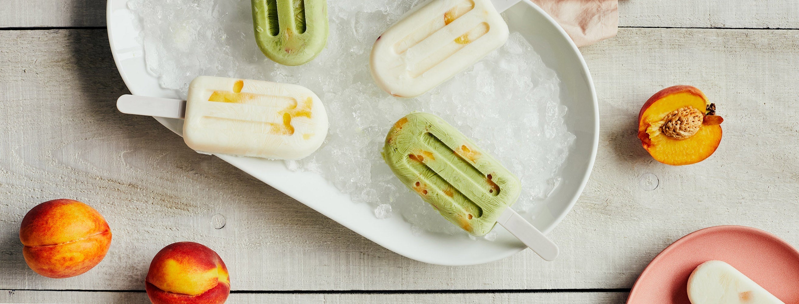 Get peachy with our yogurt pop recipes