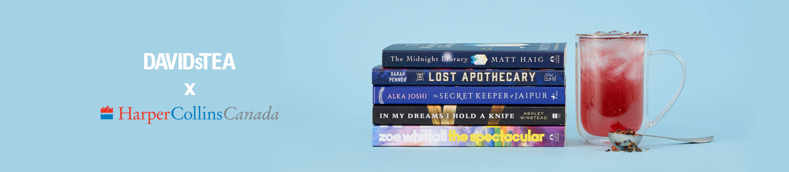 DAVIDsTEA x HarperCollins End of Summer Reading List