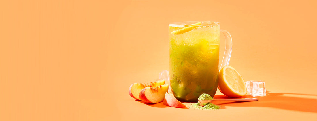 Peach Matcha Lemonade Signature Beverage Recipe