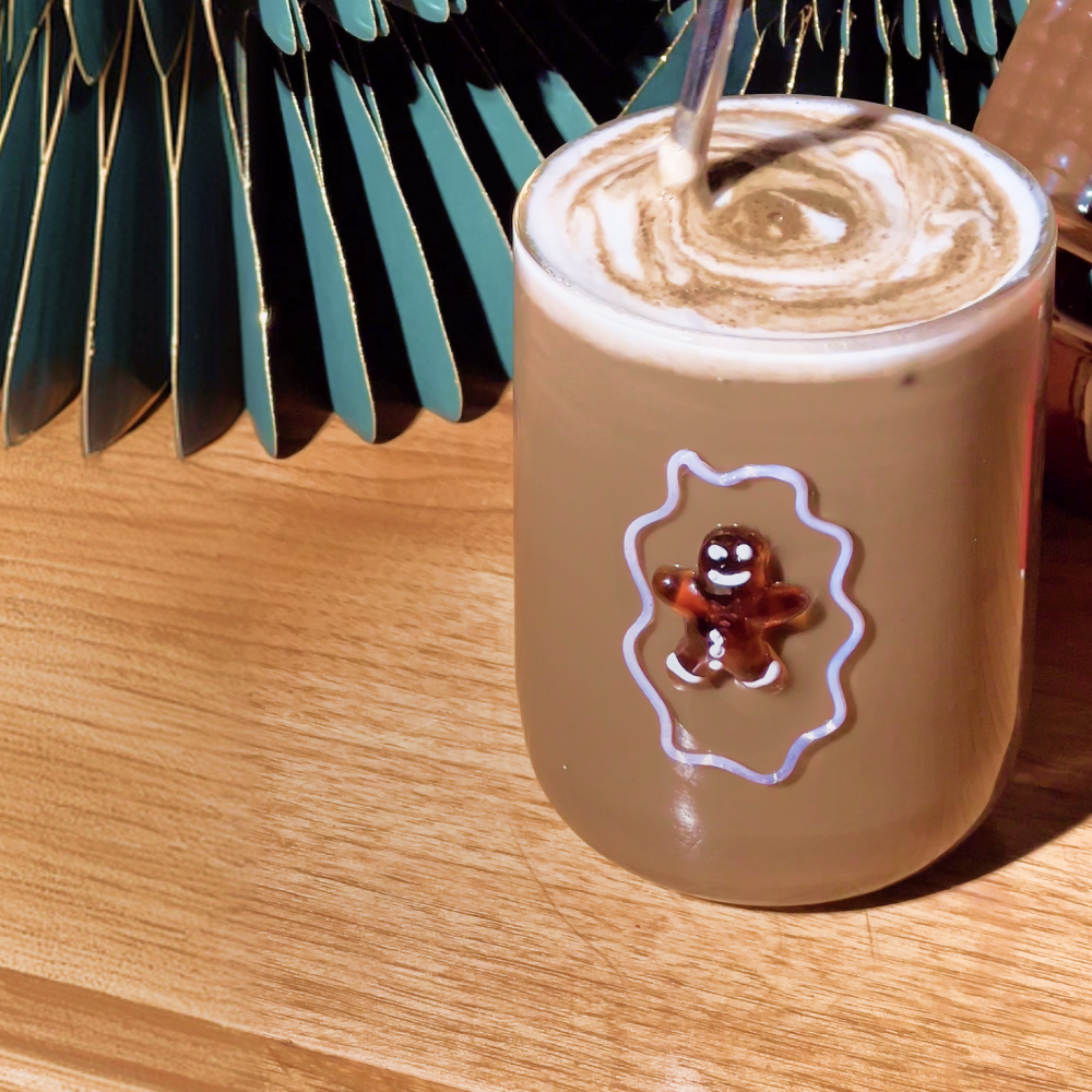 Snowball Hojicha Hot Chocolate
