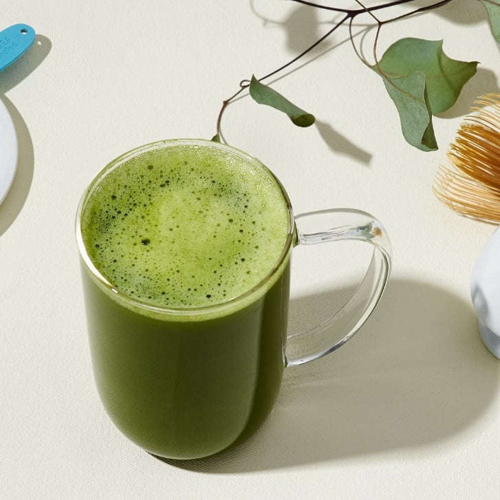 Matcha latte preparation guide