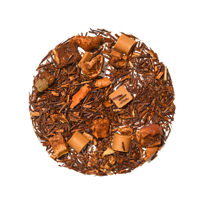 Close-up of Caramel Apple loose leaf tea blend