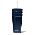 Midnight Blue Bubble Tumbler  front view