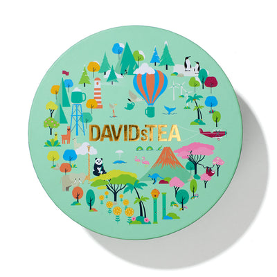 Travel with Tea Sachet Tea Wheel  front view