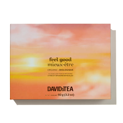 Feel Good 8 Tea Sampler  front view