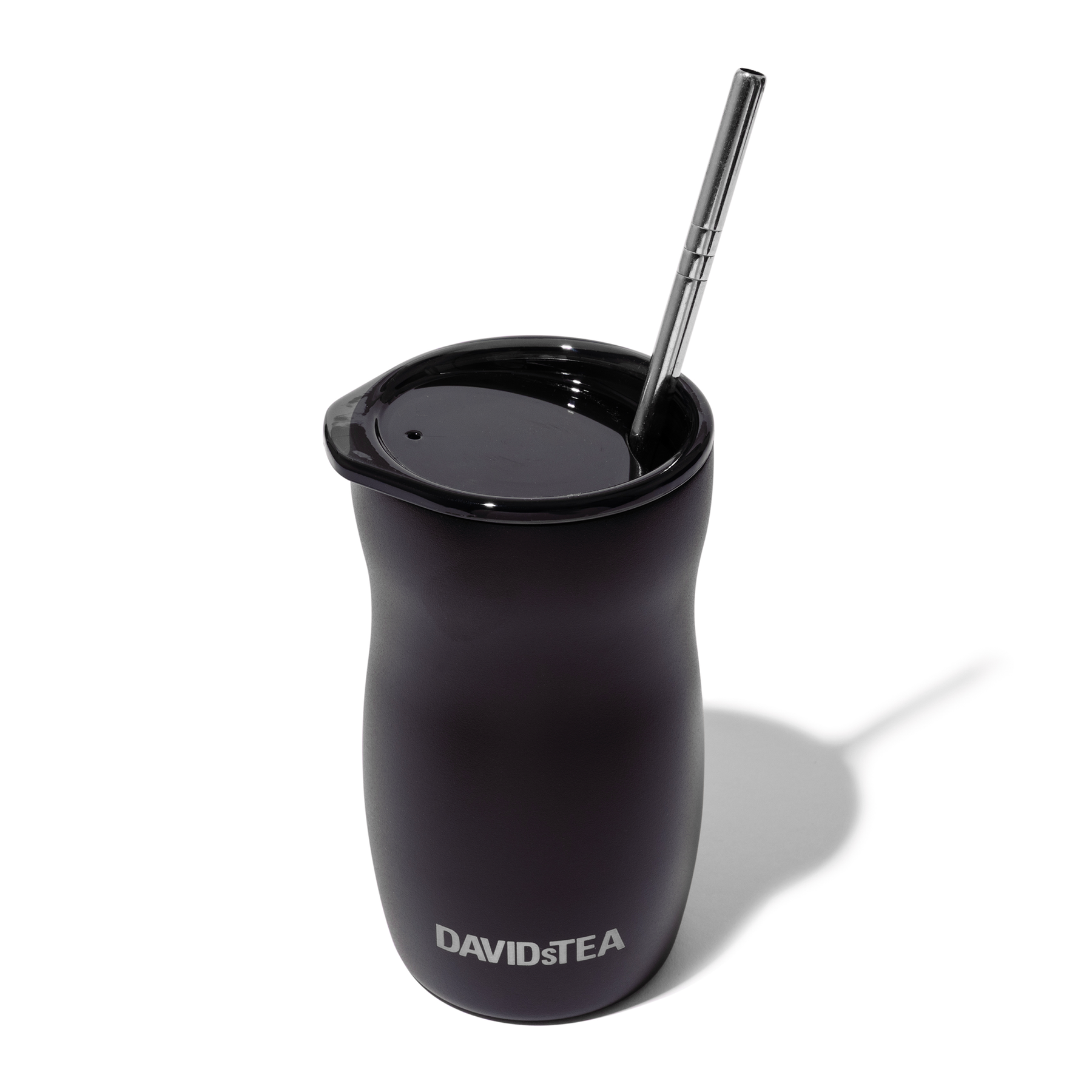 Black Yerba Maté Cup & Bombilla Straw Duo