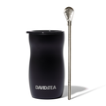 black mate cup + bombilla straw