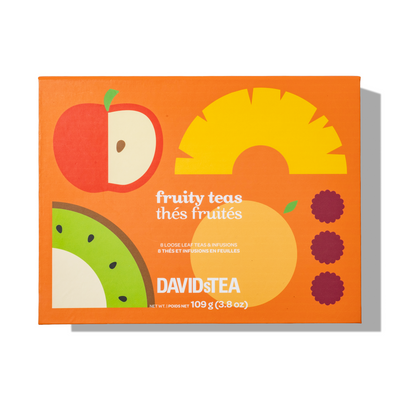 Fruity Teas 8 Tea Sampler  front view
