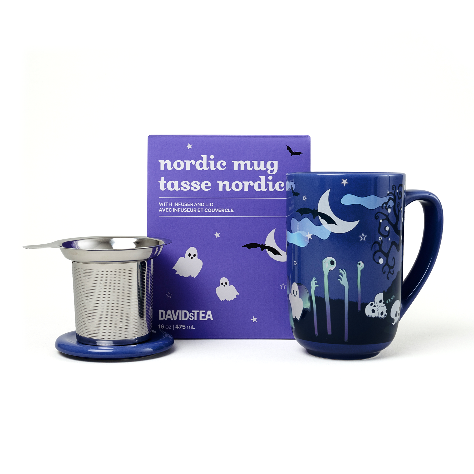 halloween nordic mug, box and steeper
