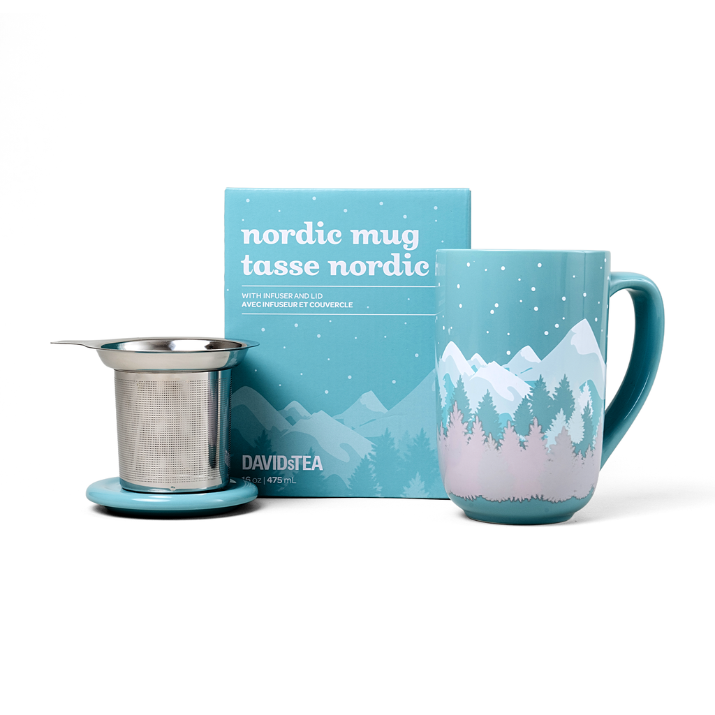 Snowy Mountains Colour Changing Nordic Mug
