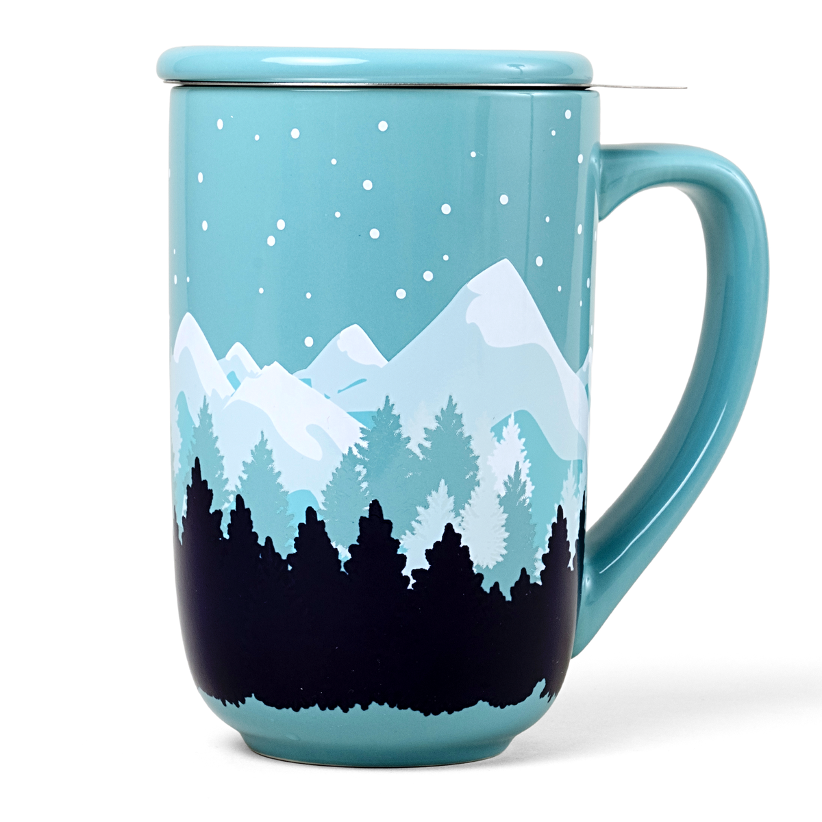 Snowy Mountains Colour Changing Nordic Mug