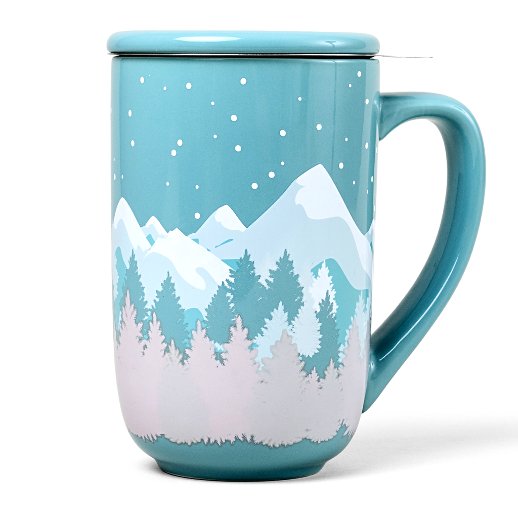 Snowy Mountains Colour Changing Nordic Mug