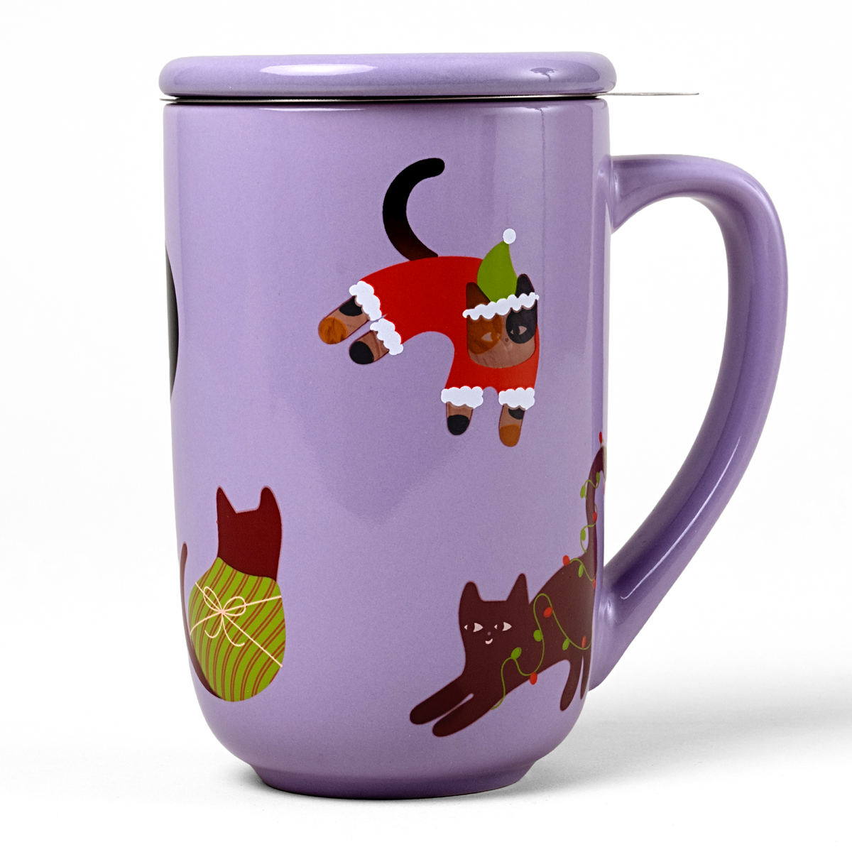 Merry Catmas Colour Changing Nordic Mug
