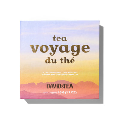 Tea Voyage Garden to Cup 4 Tea Sampler  front view