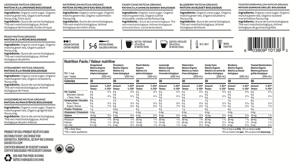 Matcha Love 8 Tea Sampler  more detail 