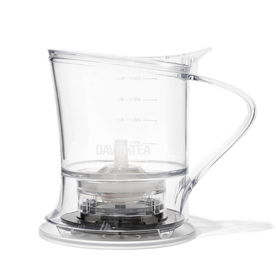 Clear 16 oz Tea Steeper  front view
