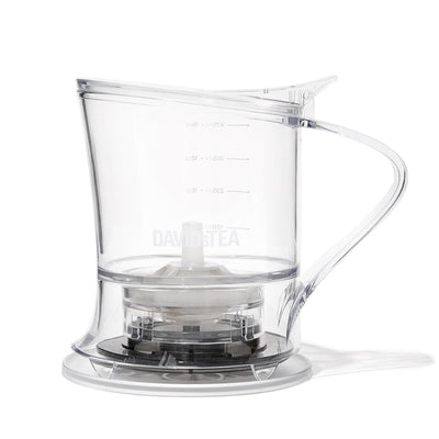 Clear 16 oz Tea Steeper  front view