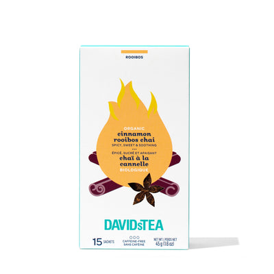 Organic Cinnamon Rooibos Chai Tea Pack of 15 Sachets Rooibos front view