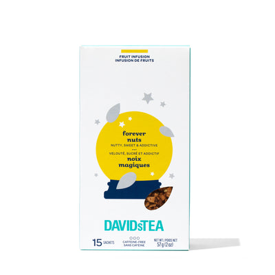 Forever Nuts Tea Pack of 15 Sachets Herbal front view