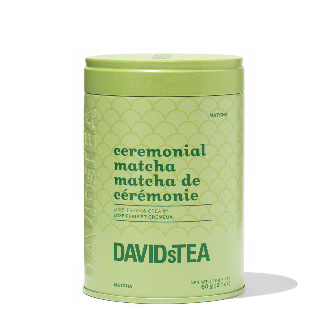 Ceremonial Matcha Tea Printed Tin Matcha front view