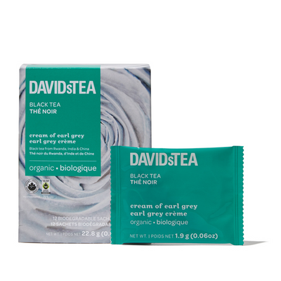 Organic Cream of Earl Grey Tea Pack of 12 Sachets  secondary