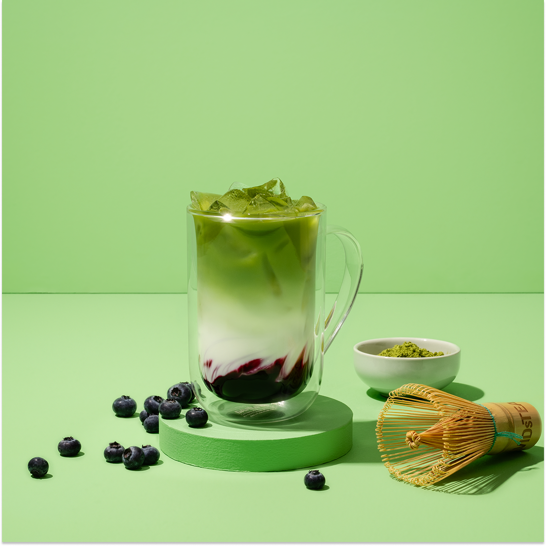 Organic Blueberry Matcha Bag 250 g