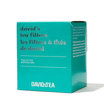 David's Tea Filters Pack of 200  front view