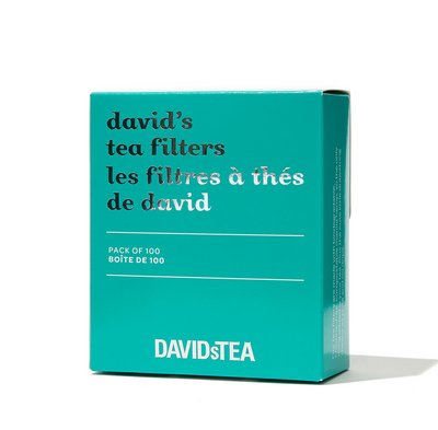 David's Tea Filters Pack of 100  front view