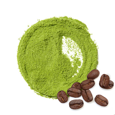 Organic Coffee Matcha Matcha Drink Mix front view