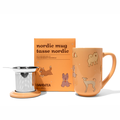 Puppy Nordic Mug  front view