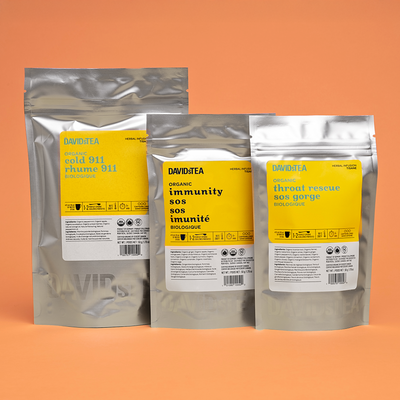 Cold & Immunity Challenge Tea Bundle  front view