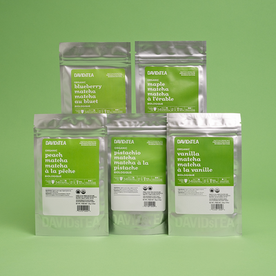 Organic Matcha Best Sellers Tea Bundle  front view