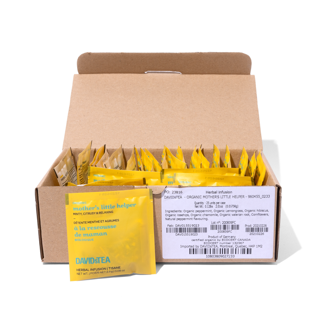 Organic Mother's Little Helper Tea Pack of 25 Sachets  more detail 