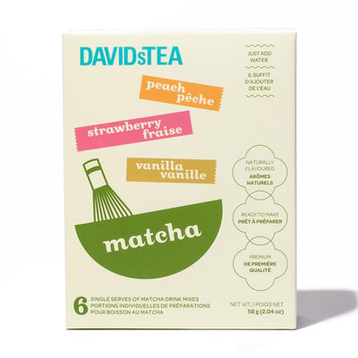 Flavoured Matcha Single Serve Variety Pack  front view