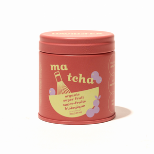 Organic Super Fruit Matcha Mini Tea Tin Matcha front view