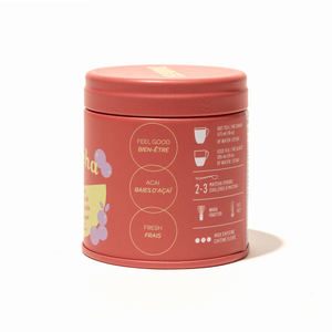 Organic Super Fruit Matcha Mini Tea Tin  detail
