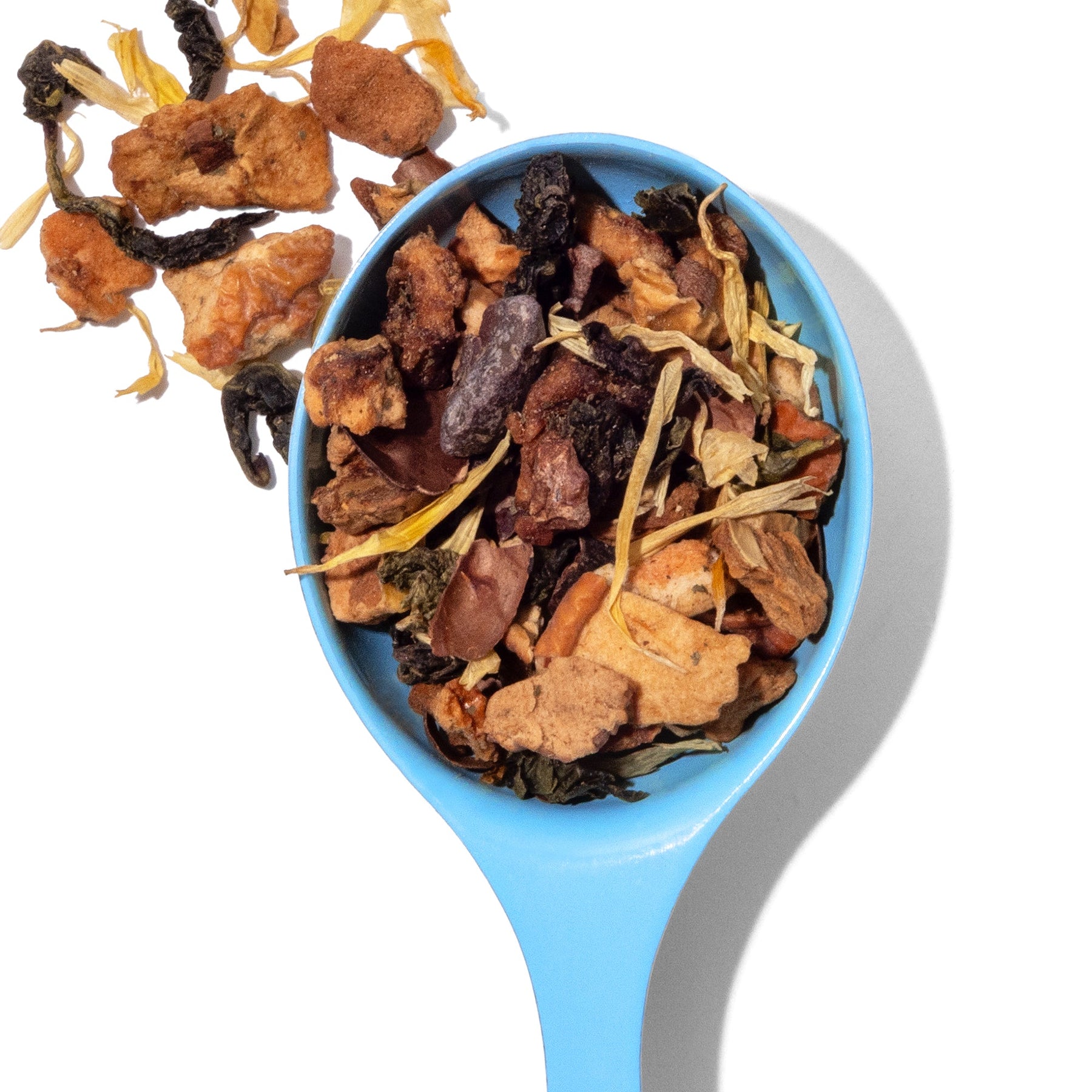 Choco Pistachio Tea Oolong front view
