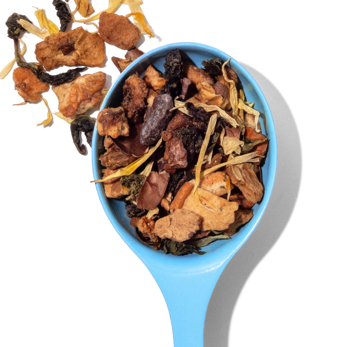 Choco Pistachio Tea Oolong front view