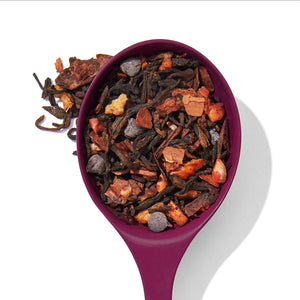 Hazelnut Chocolate Tea spoon Pu'erh front view