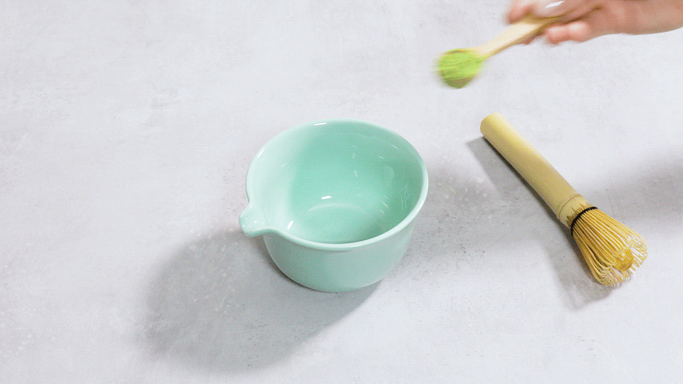 Step how to make a matcha