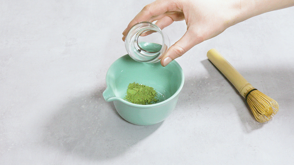 Step how to make a matcha