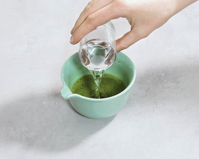Step how to make a matcha
