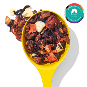 Sac de 250 g de thé en vrac Parfait fraise-rhubarbe 